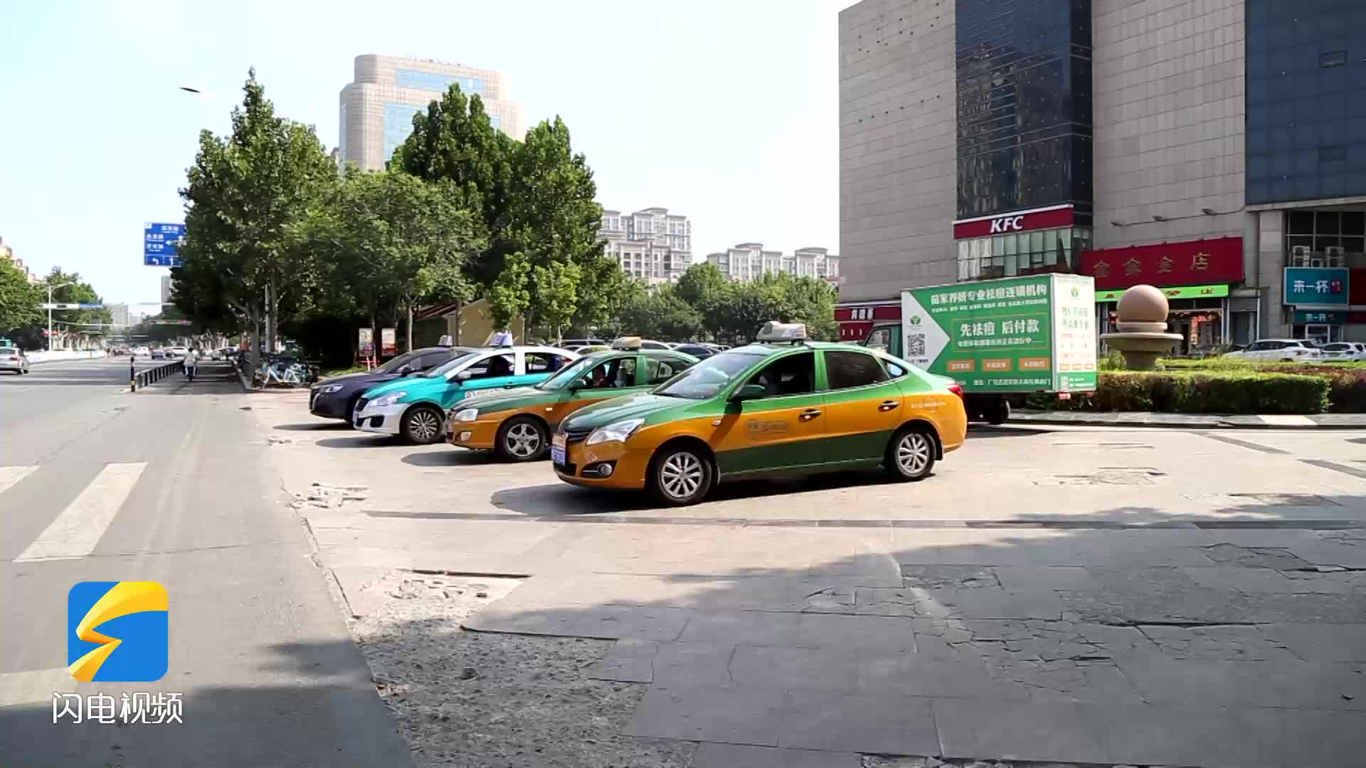 东营广饶出租车行业防控不松劲乘客安全有保障