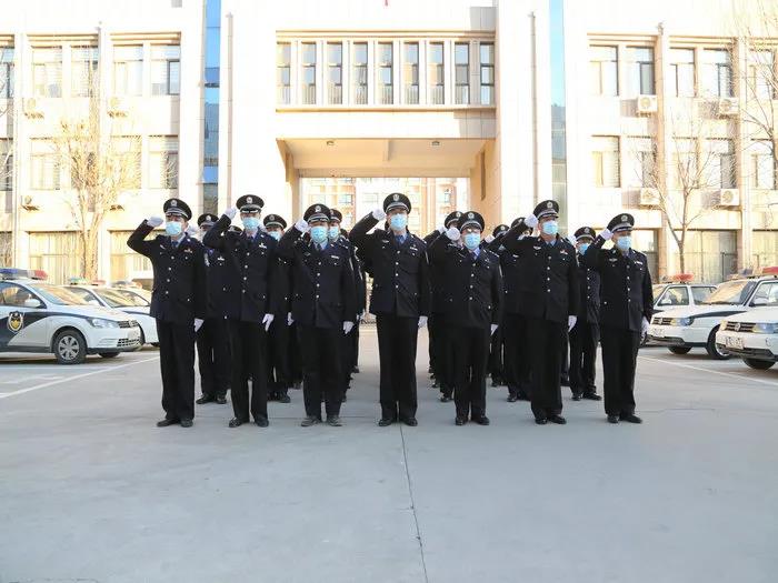 仪式感爆棚宁津公安喜迎首个警察节