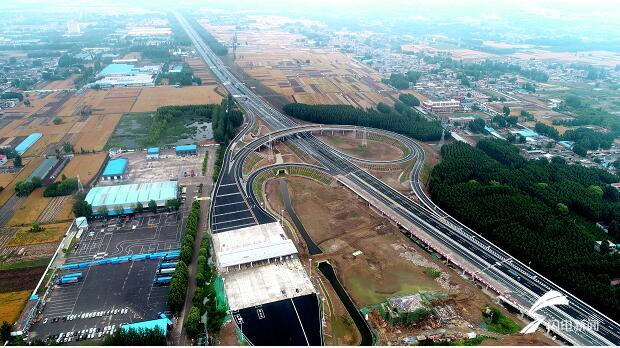 好消息京沪高速改扩建工程兰陵互通建成通车