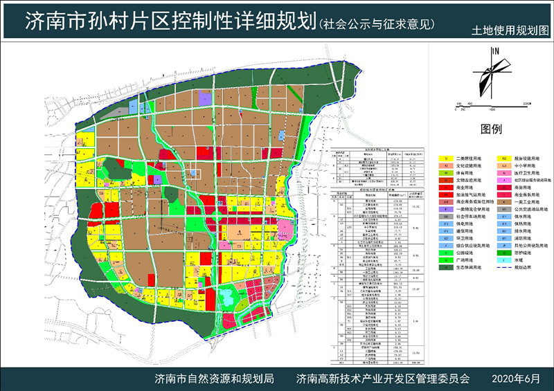 最新济南孙村两河片区详细规划出炉