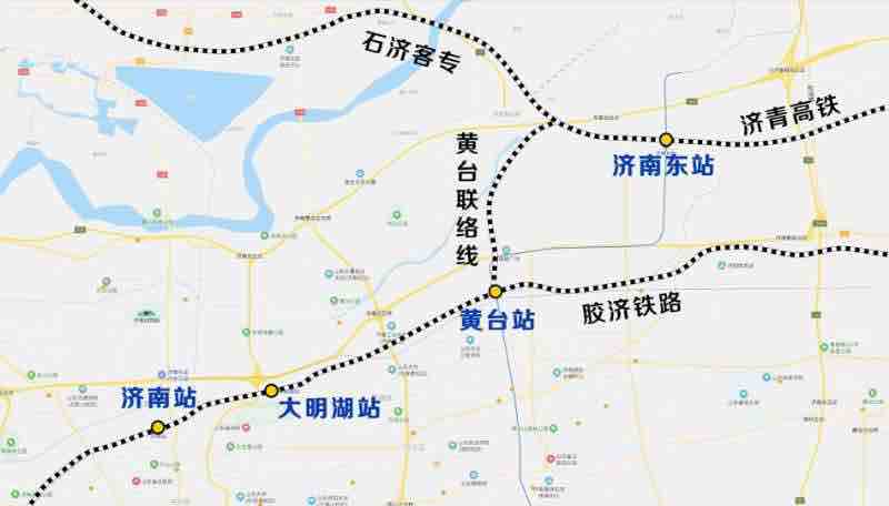 3km,是济南铁路枢纽内济南站与济南东站两大主要客