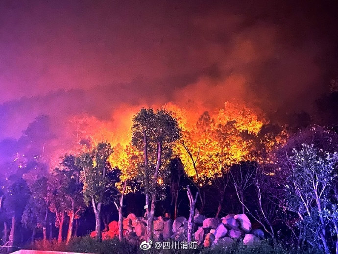 西昌森林火灾最新进展西昌南线山火今晨复燃火势已基本控制