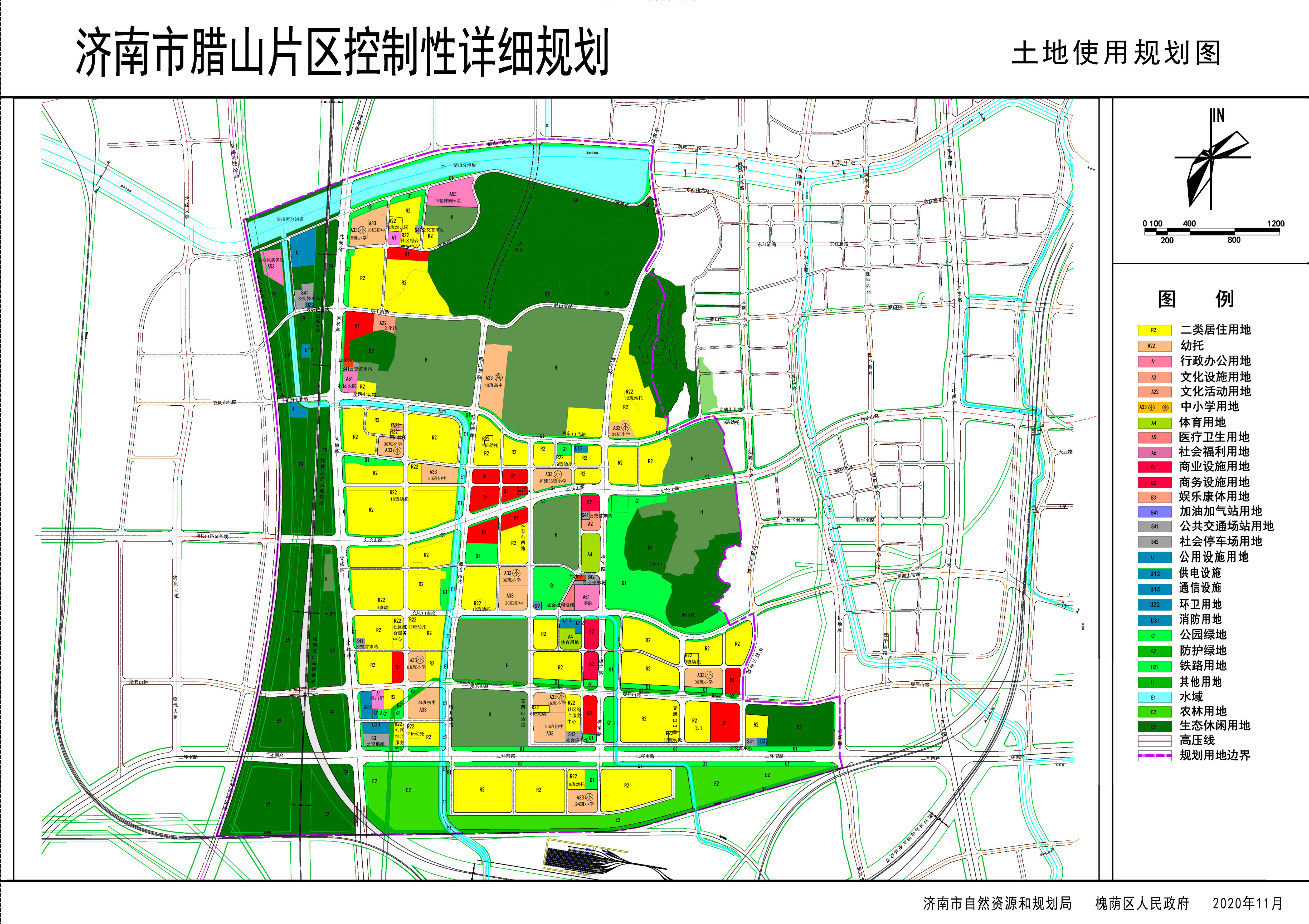 济南要闻 腊山片区规划范围东至拥军路及槐荫区,市中区行政用地边界