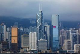 香港三月楼宇买卖合约同比跌逾五成