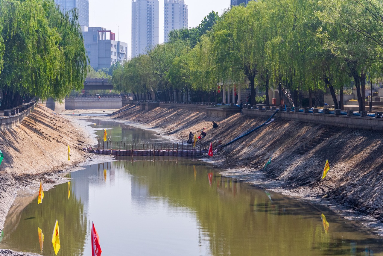 济宁主城区河道“清肠”，再现江北小苏州碧水微澜