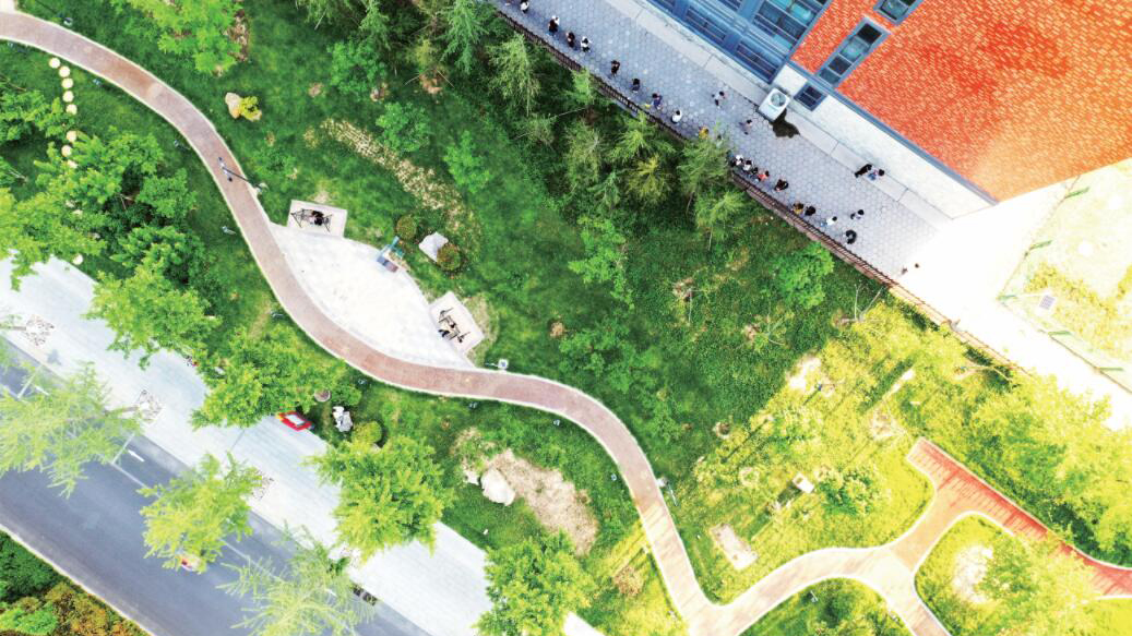 “口袋公园” 扮靓聊城城市空间