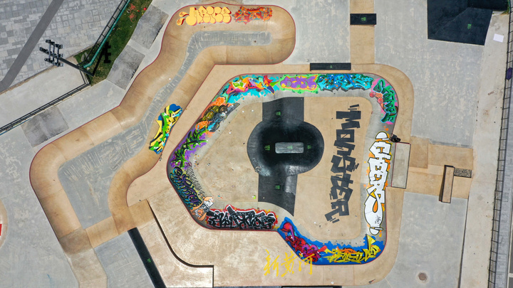 滑板＋涂鸦，济南东部这个滑板公园有点酷