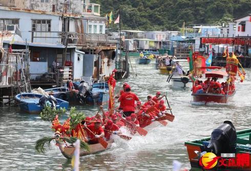 香港端午節龍舟活動復辦 帶動節日氣氛