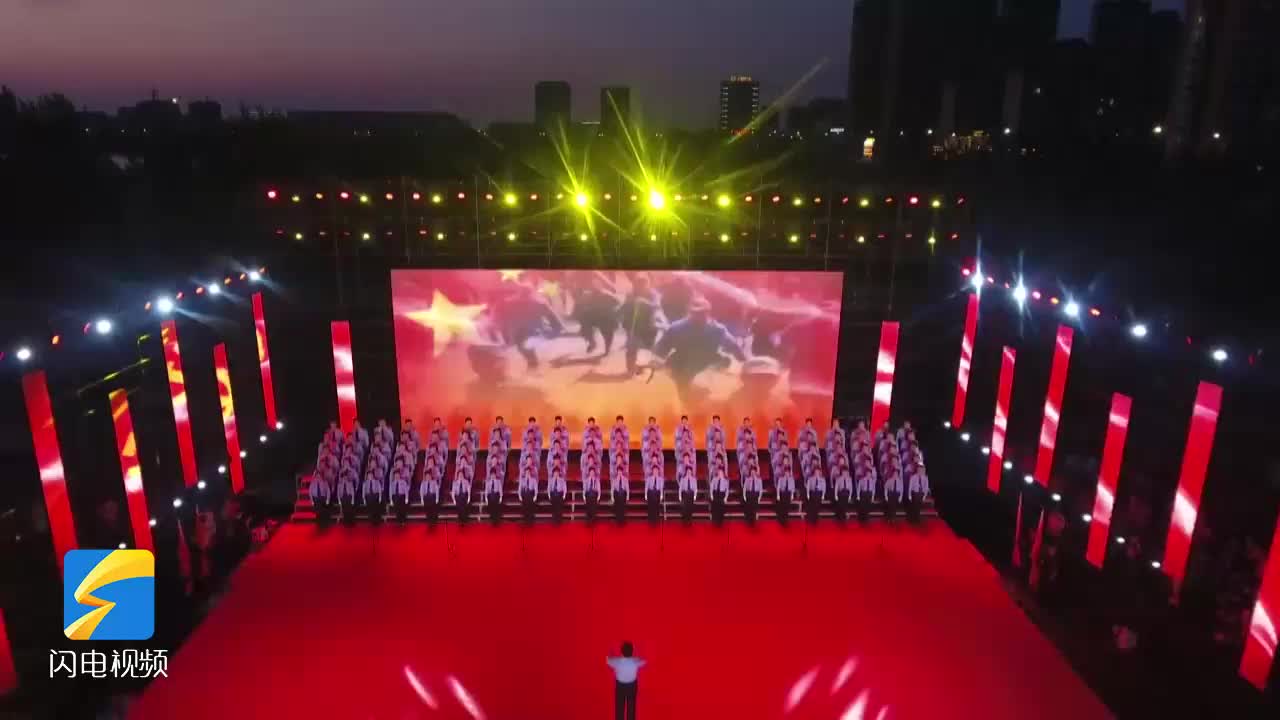 滨州阳信县举办庆祝中国共产党成立100周年爱国歌曲合唱比赛