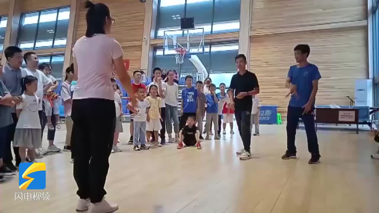山东省“花式跳绳公益推广”活动在滨州阳信县青少年活动中心举行
