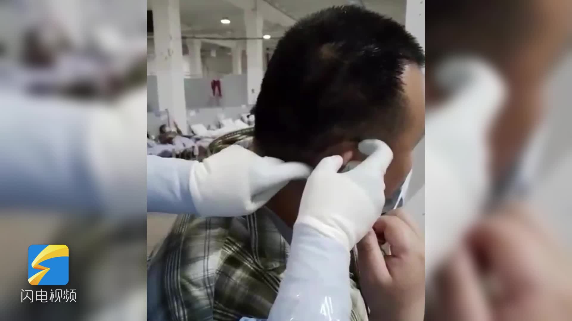 发明耳部减压小妙招 山东省援沪医疗队助患者告别口罩勒耳痛