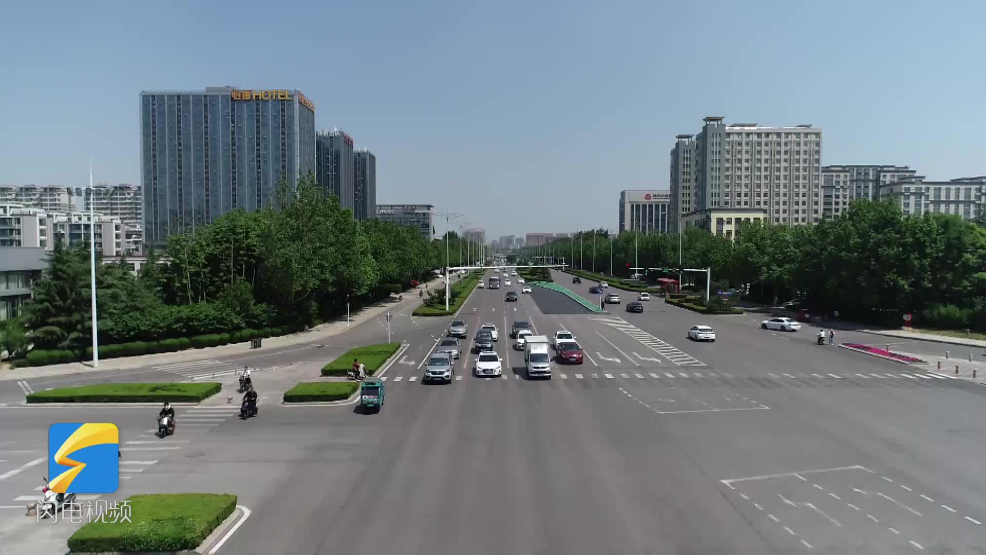 路不堵了景更美了潍坊北海路道路交通提升改造工程惠民生