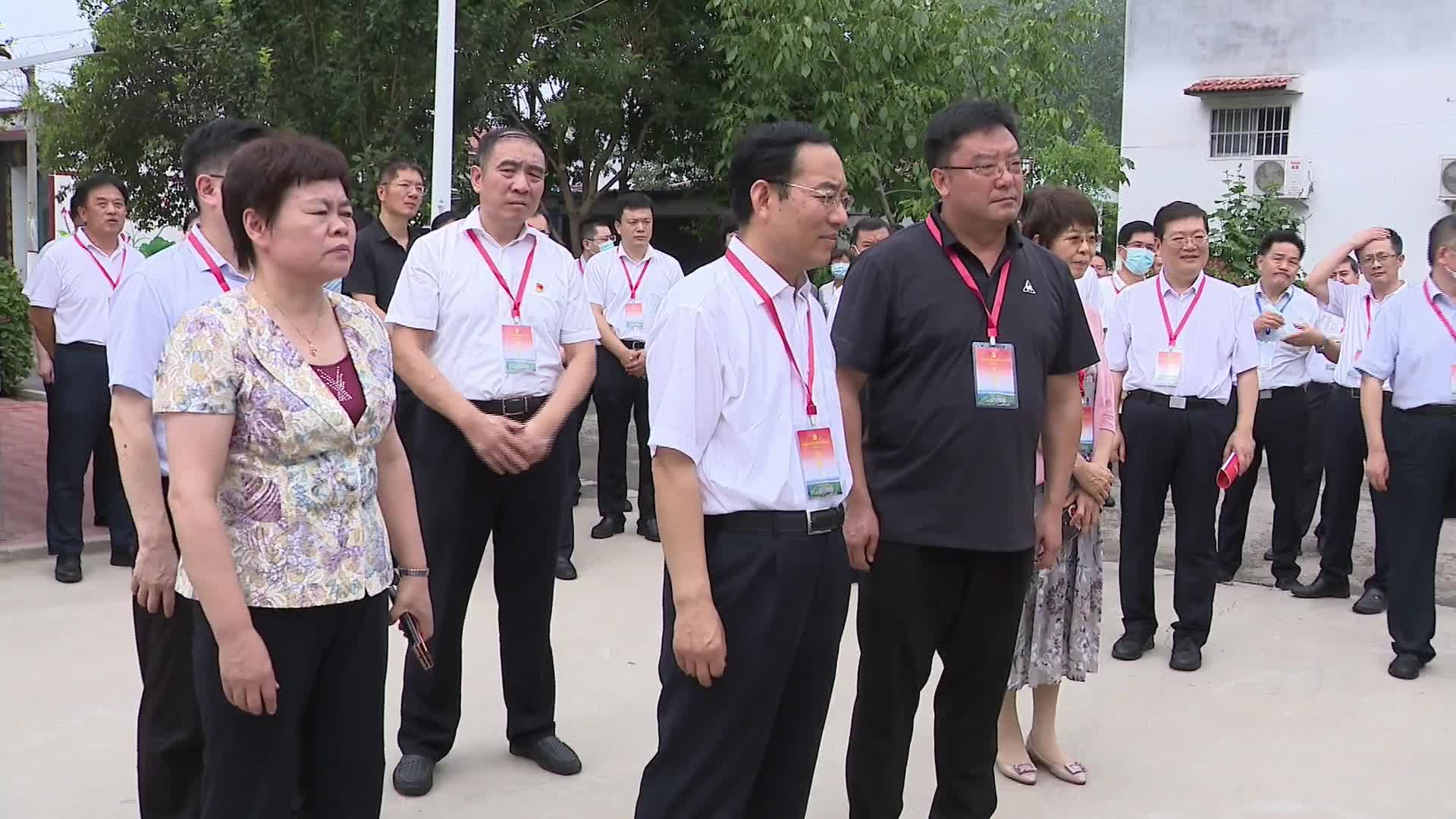 山东省委省直机关工委来巨野县参观指导双联共建工作