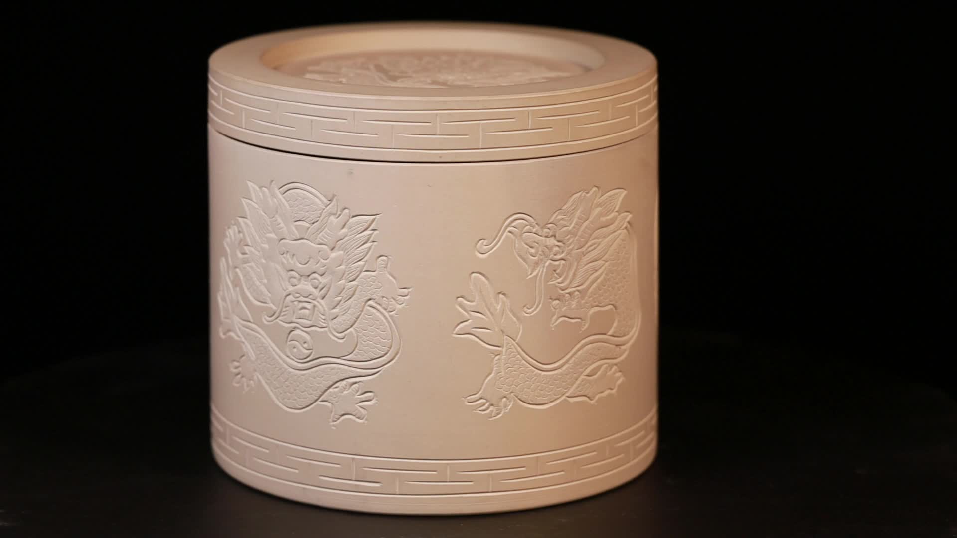 山东手造德州市宁津县蟋蟀罐之蛟龙