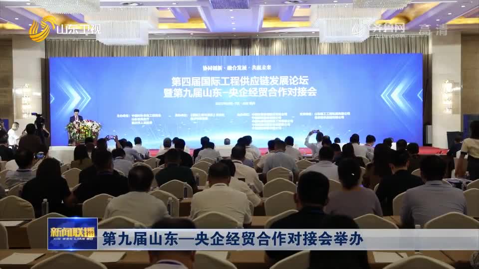 第九届山东—央企经贸合作对接会在临沂举办