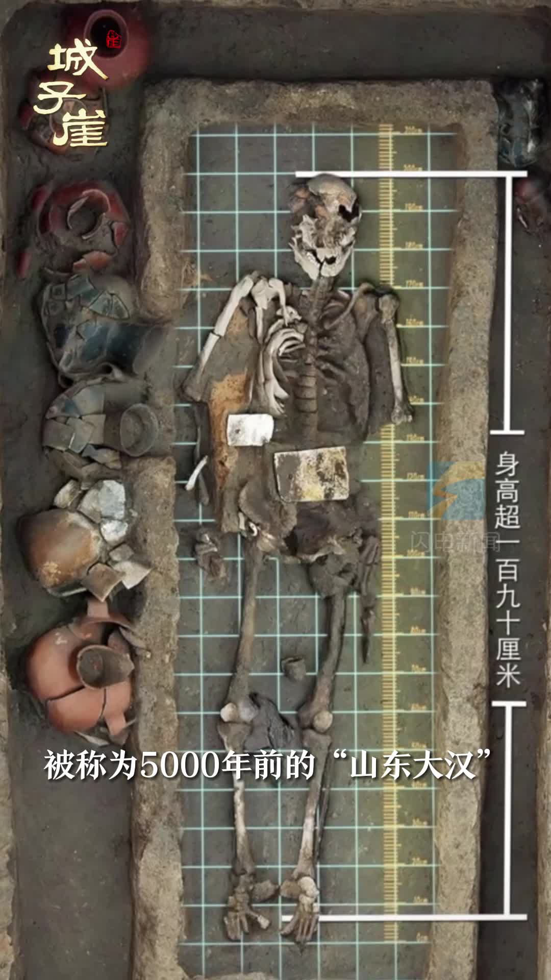 城子崖丨身高竟超过1.9米！妥妥的5000年前“山东大汉”