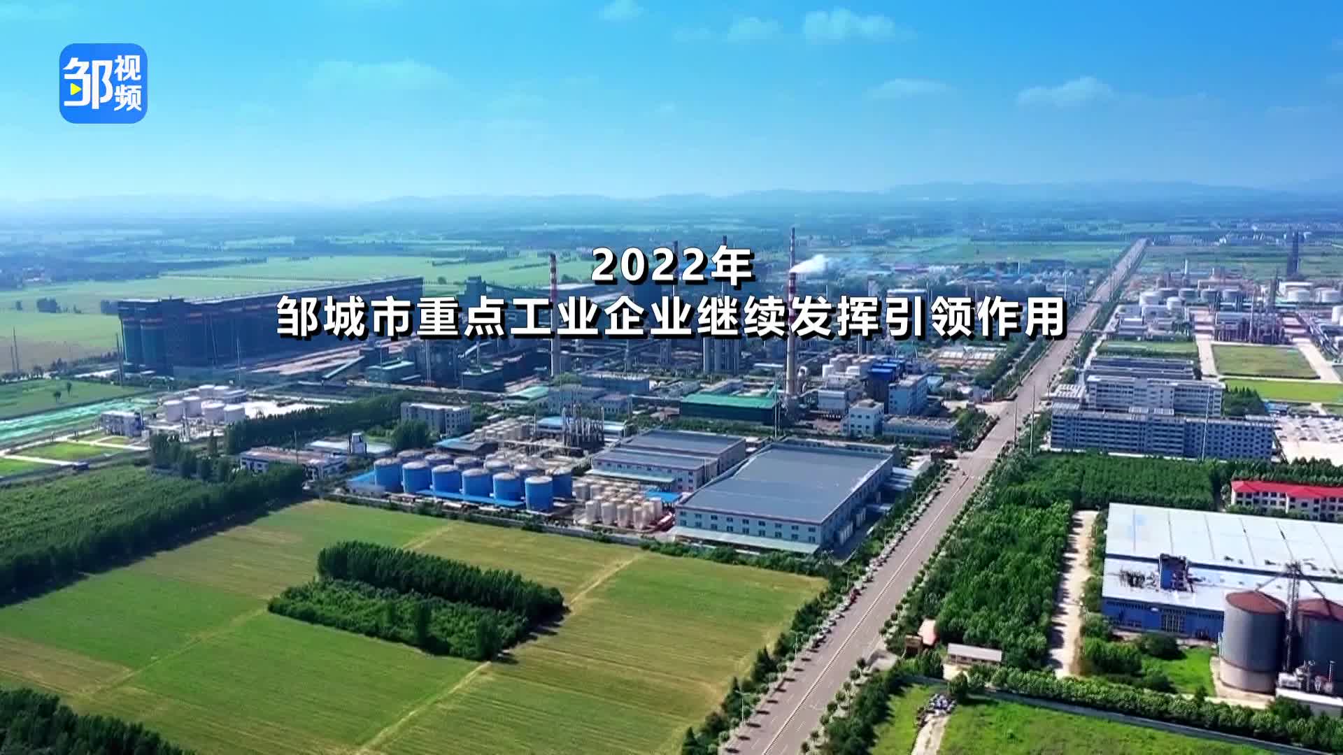 【邹视频·新闻】36秒| 2022年邹城市重点工业企业继续发挥引领作用