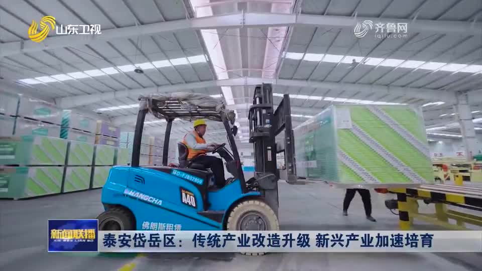 泰安岱岳区：传统产业改造升级 新兴产业加速培育