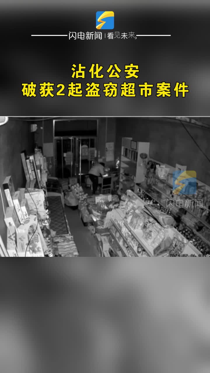 濱州沾化公安破獲2起盜竊超市案件
