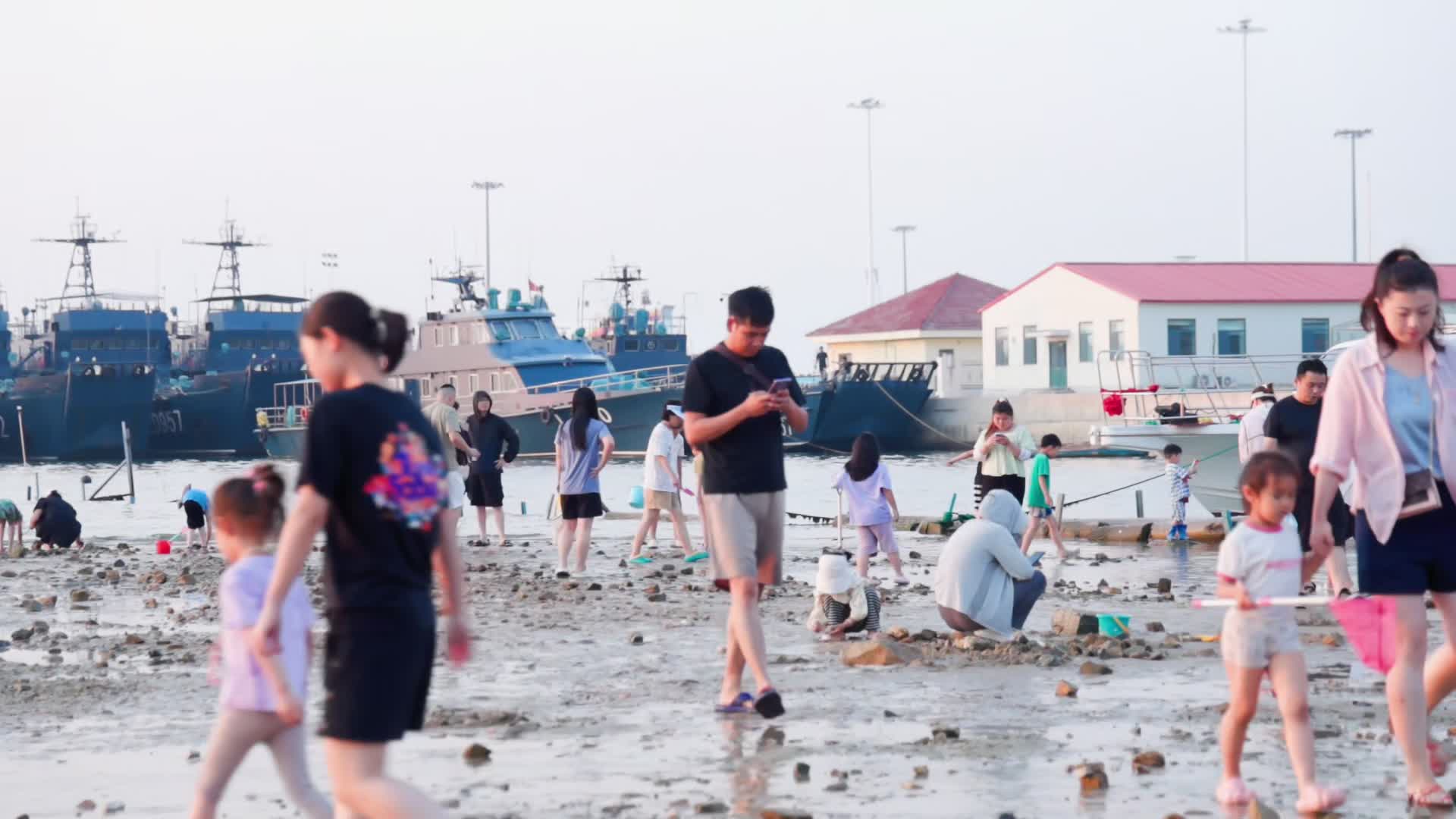 威海小石岛赶海公园图片