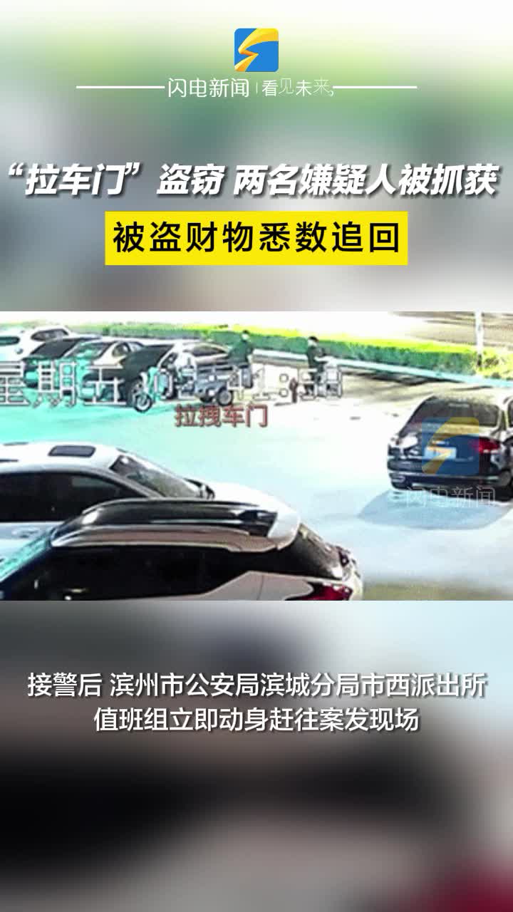 濱州：“拉車門”盜竊 兩名嫌疑人被抓