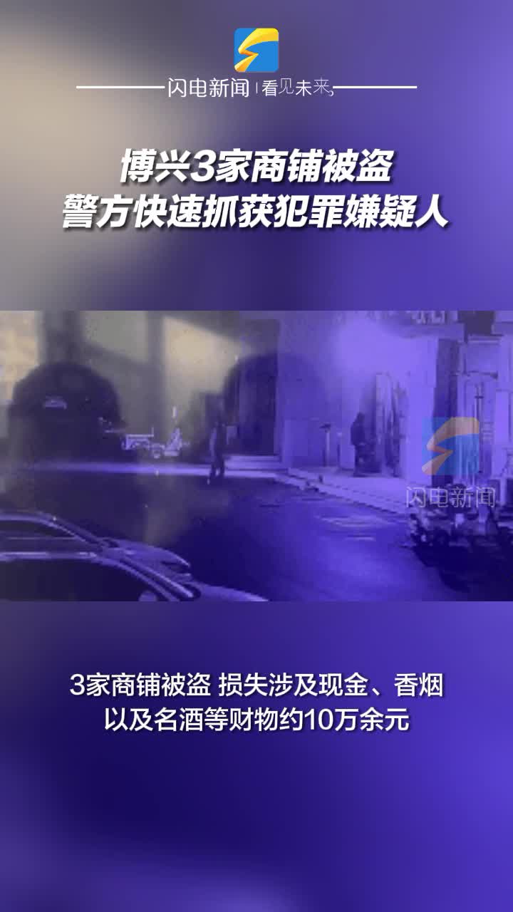 博興3家商鋪被盜 警方快速抓獲犯罪嫌疑人