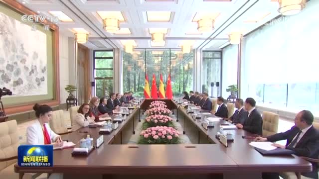 習近平會見西班牙首相桑切斯