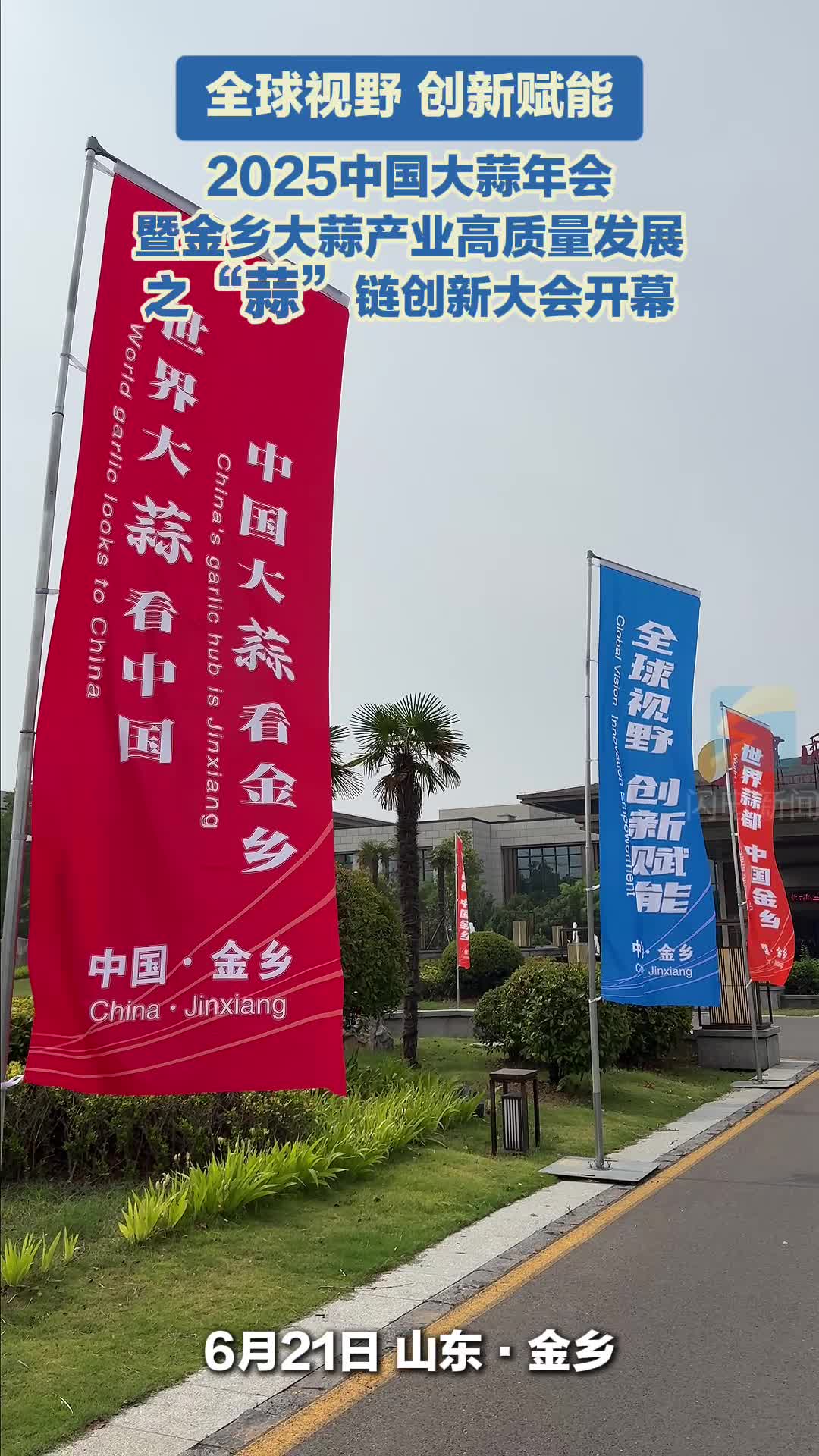 “全球视野 创新赋能” 2025中国大蒜年会暨金乡大蒜产业高质量发展之“蒜”链创新大会开幕