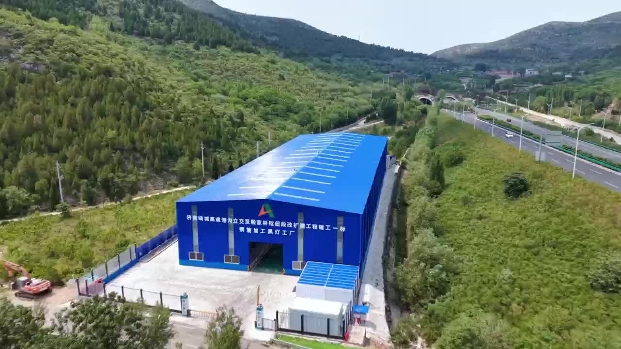省內(nèi)首個高速公路無人化鋼筋智能加工“黑燈工廠” 落地濟(jì)南南繞城改擴(kuò)建項(xiàng)目