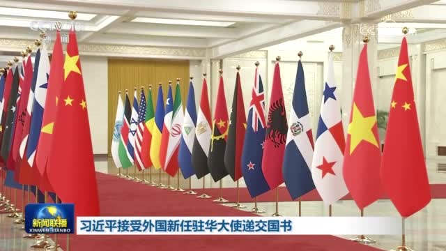 習近平接受外國新任駐華大使遞交國書