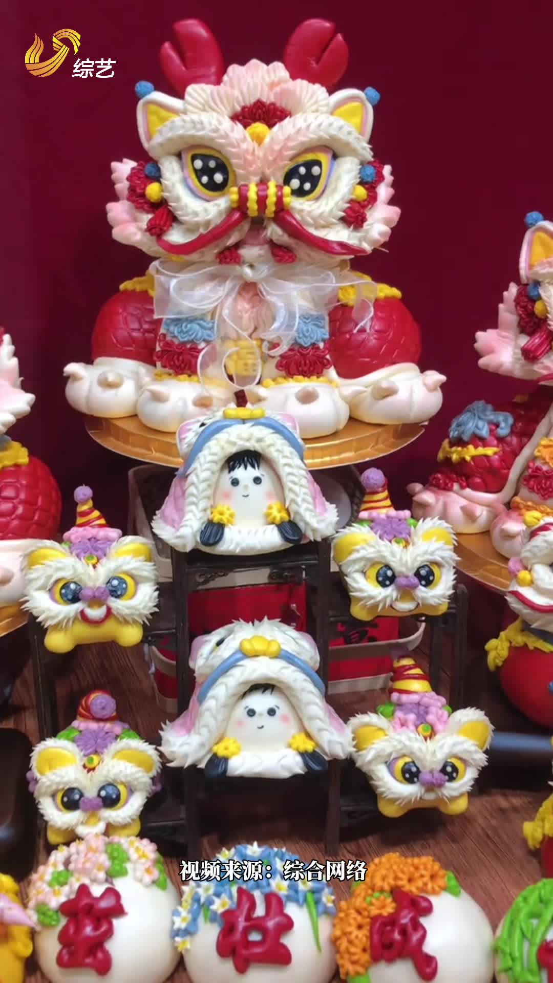 醒狮花馍一蒸,年味就来了!