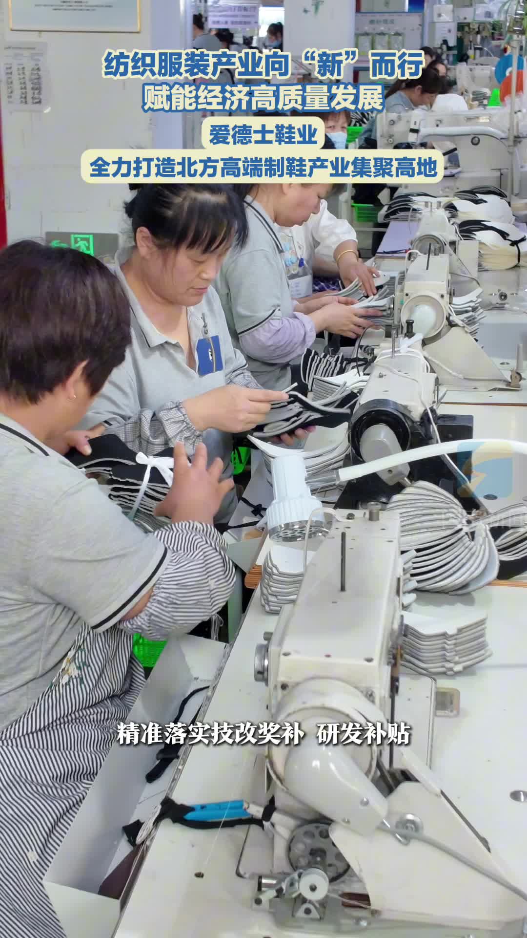 纺织服装产业向“新”而行 赋能经济高质量发展 爱德士鞋业｜全力打造北方高端制鞋产业集聚高地