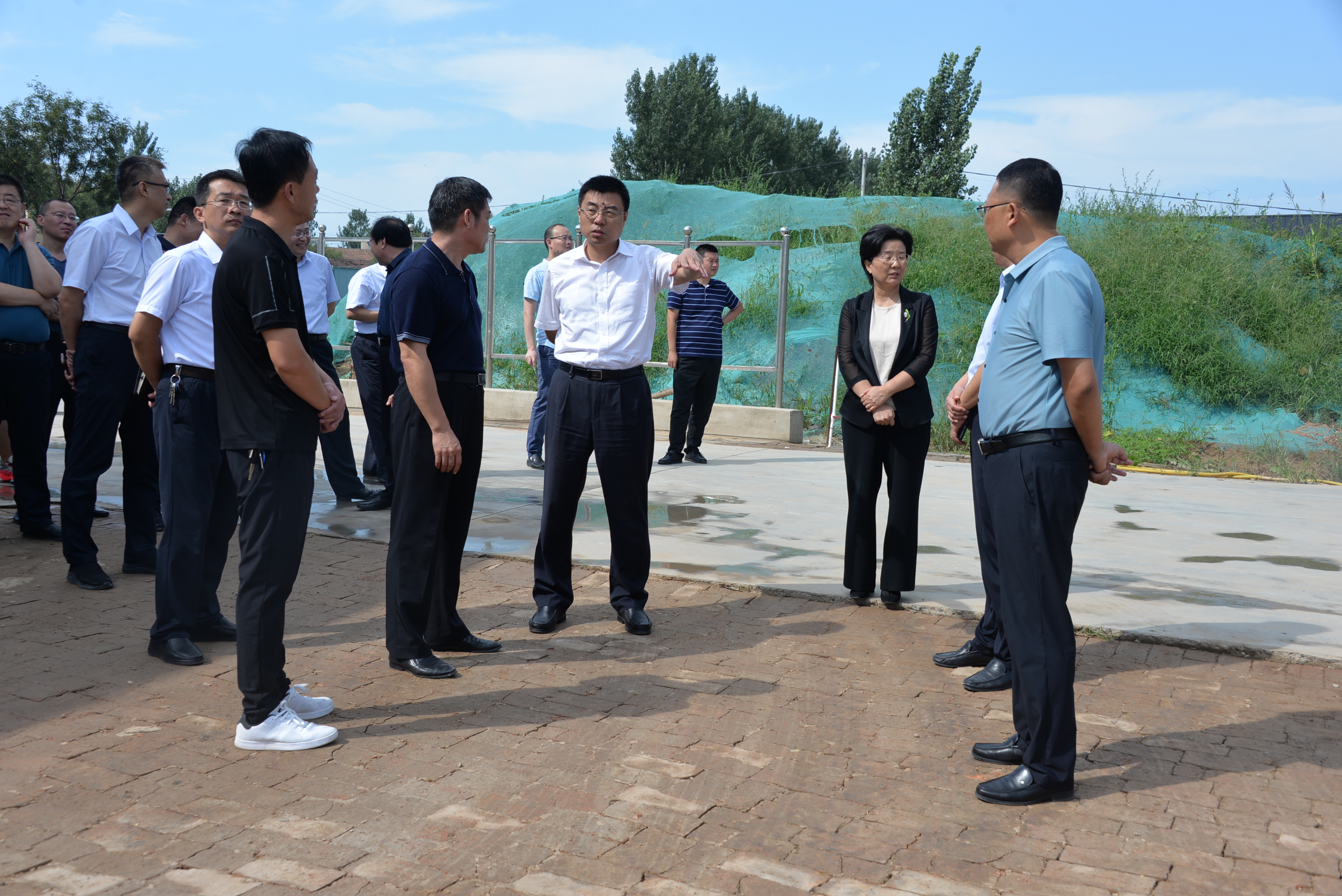 王刚沙淑红调研重点项目建设情况