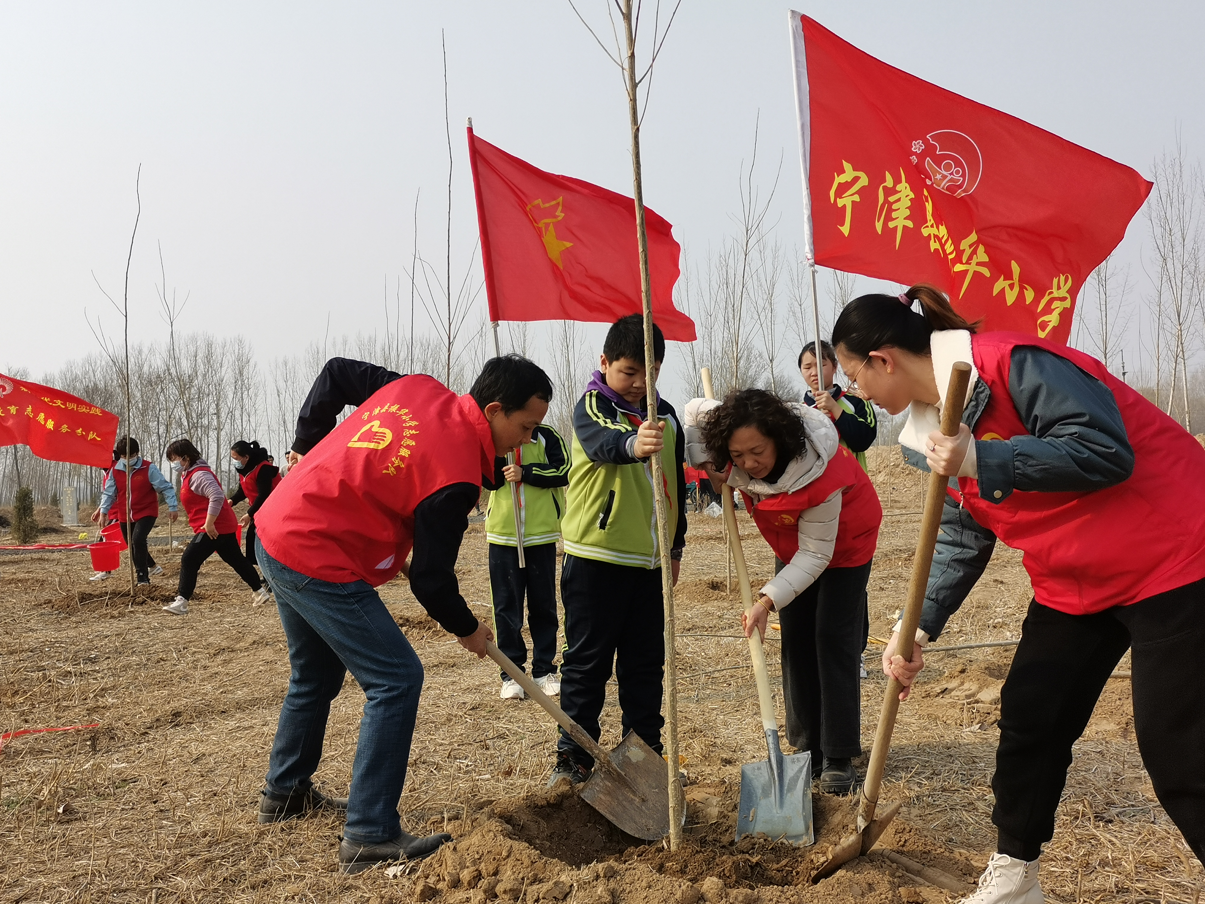 树你最美 绿动春天——宁城街道各学校植树节活动掠影