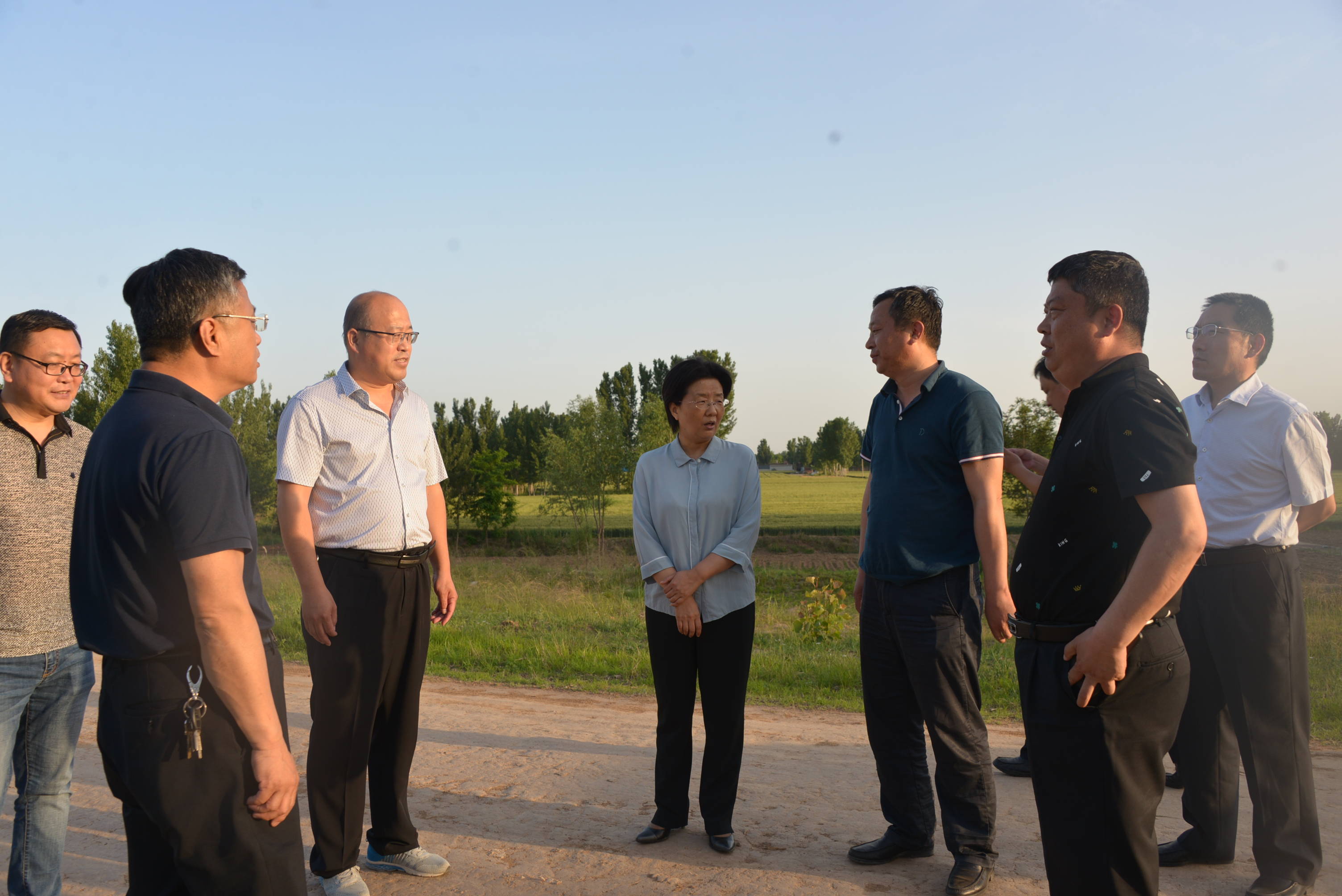 沙淑红先后到漳卫新河大曹段,保店段,相衙镇段