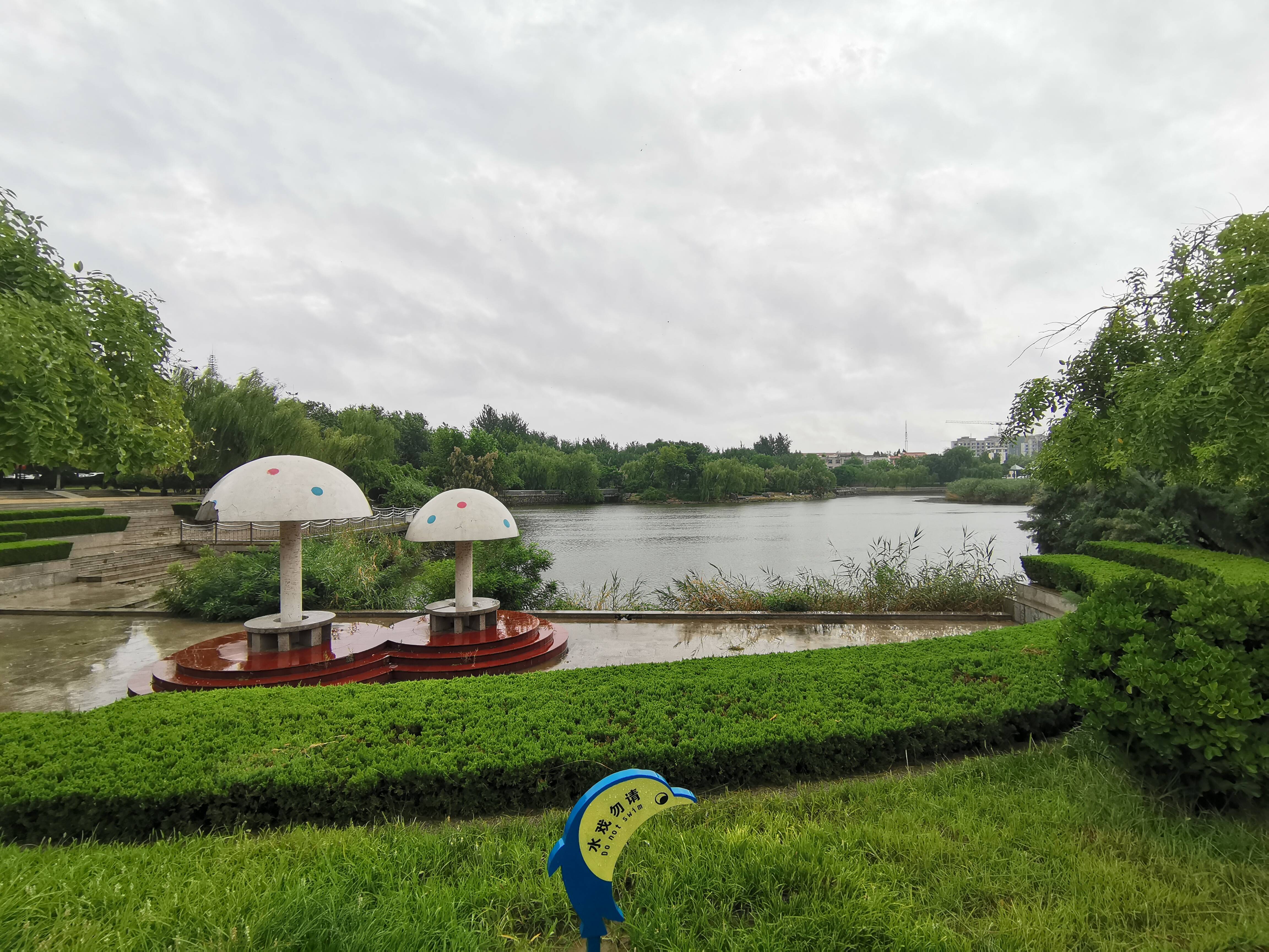 袁长奎督导商河县人民公园片区全国文明典范城市创建工作