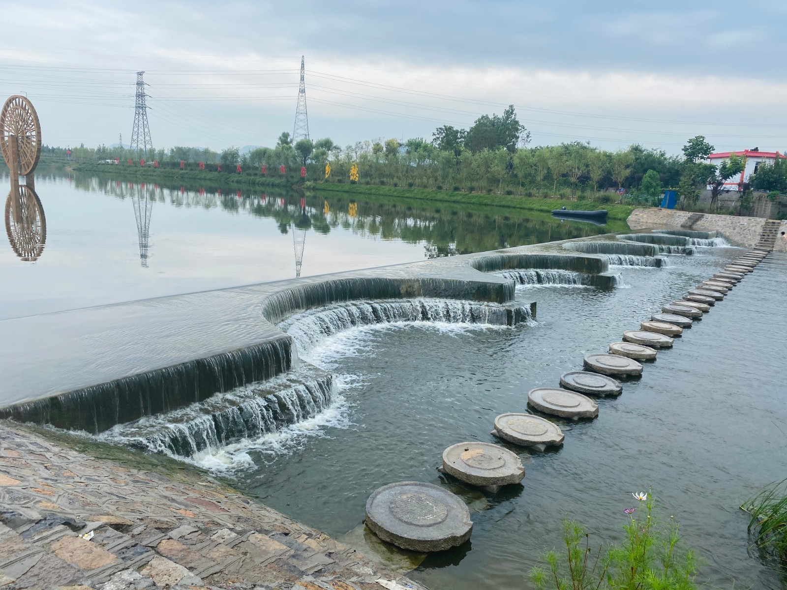 枣庄市薛城区沙沟镇美丽河湖风景如画