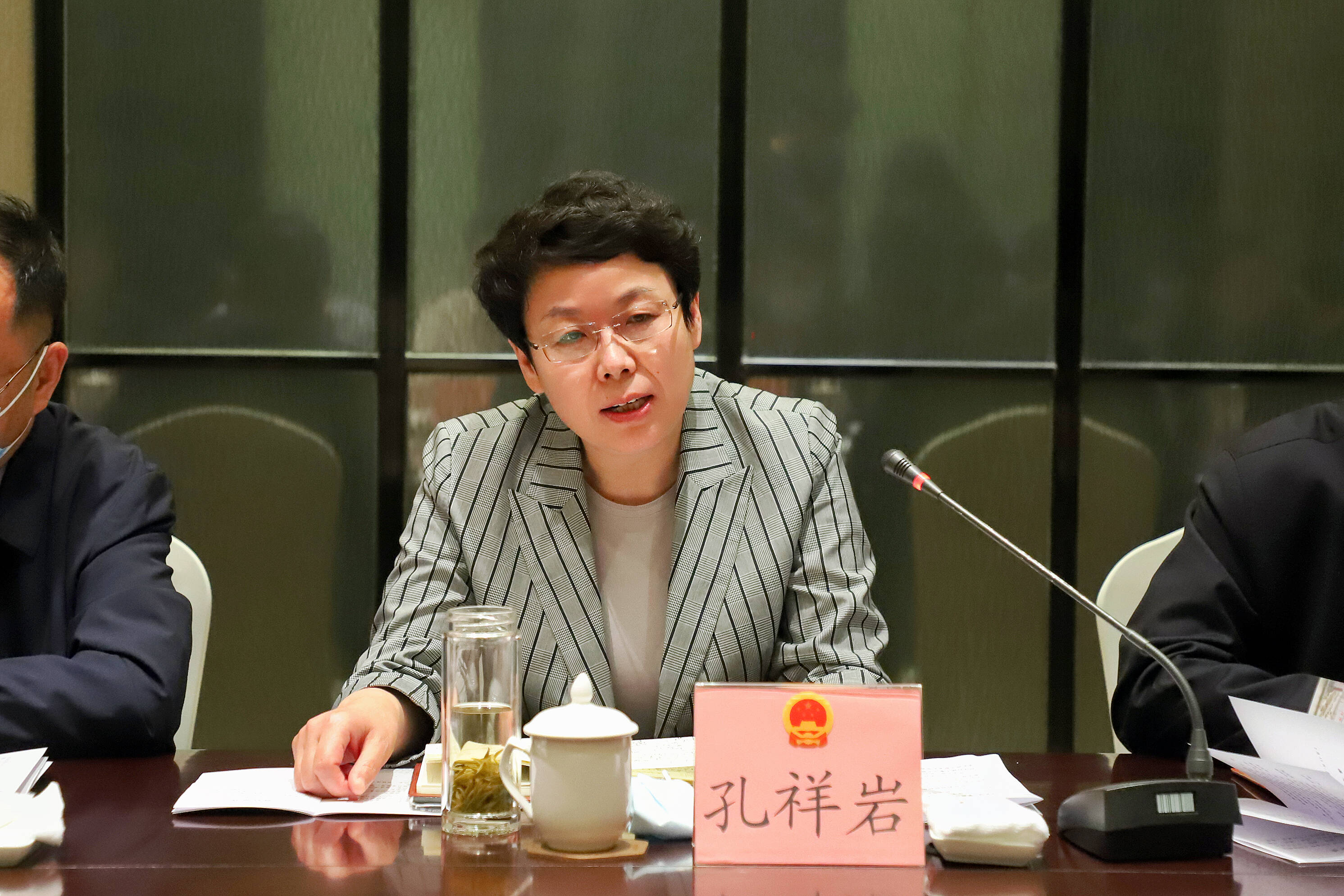 孔祥岩对单县政法队伍教育整顿取得的成效给予充分肯定.