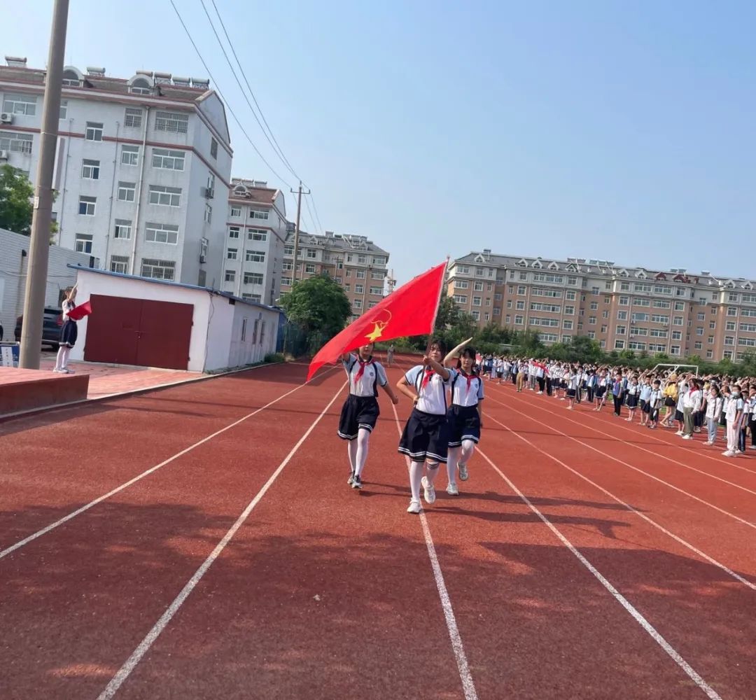 争做好队员豪德小学红领巾奖章一星章颁章仪式