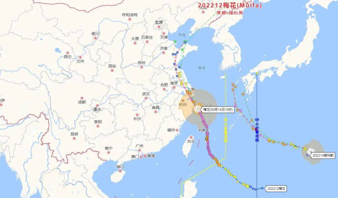 直击台风梅花正面来袭威力不容小觑