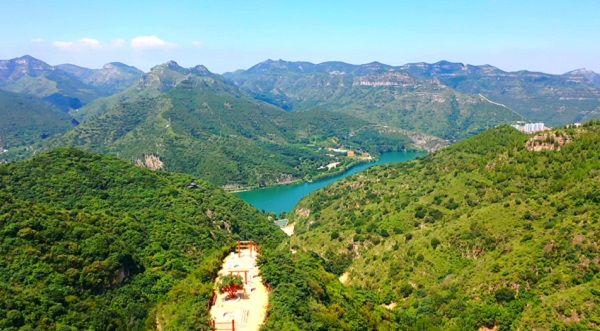 青州庙子镇圣峪口村乡村秋景美如画