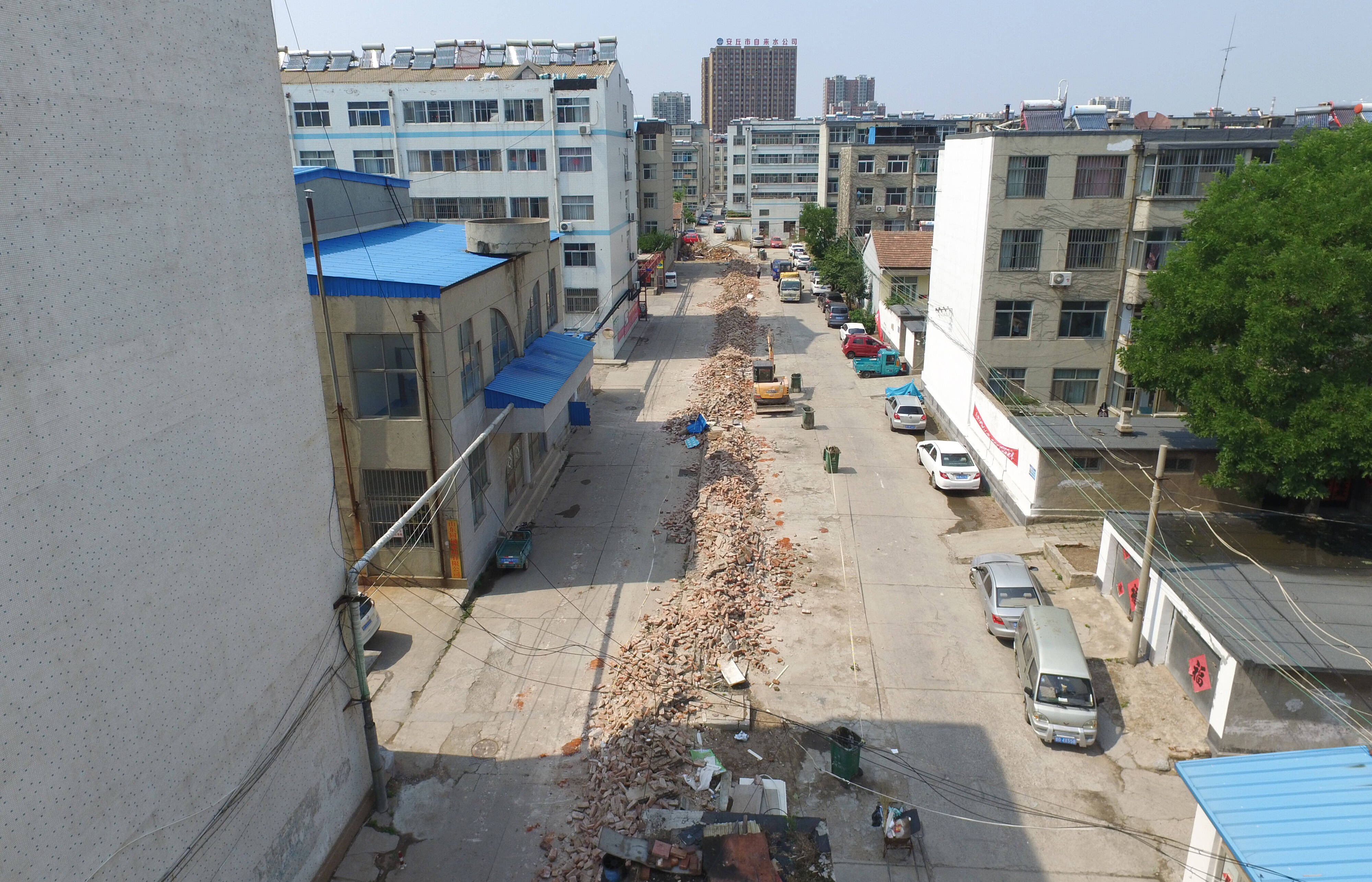 安丘兴安街道重拳出击除顽疾老旧小区焕新颜