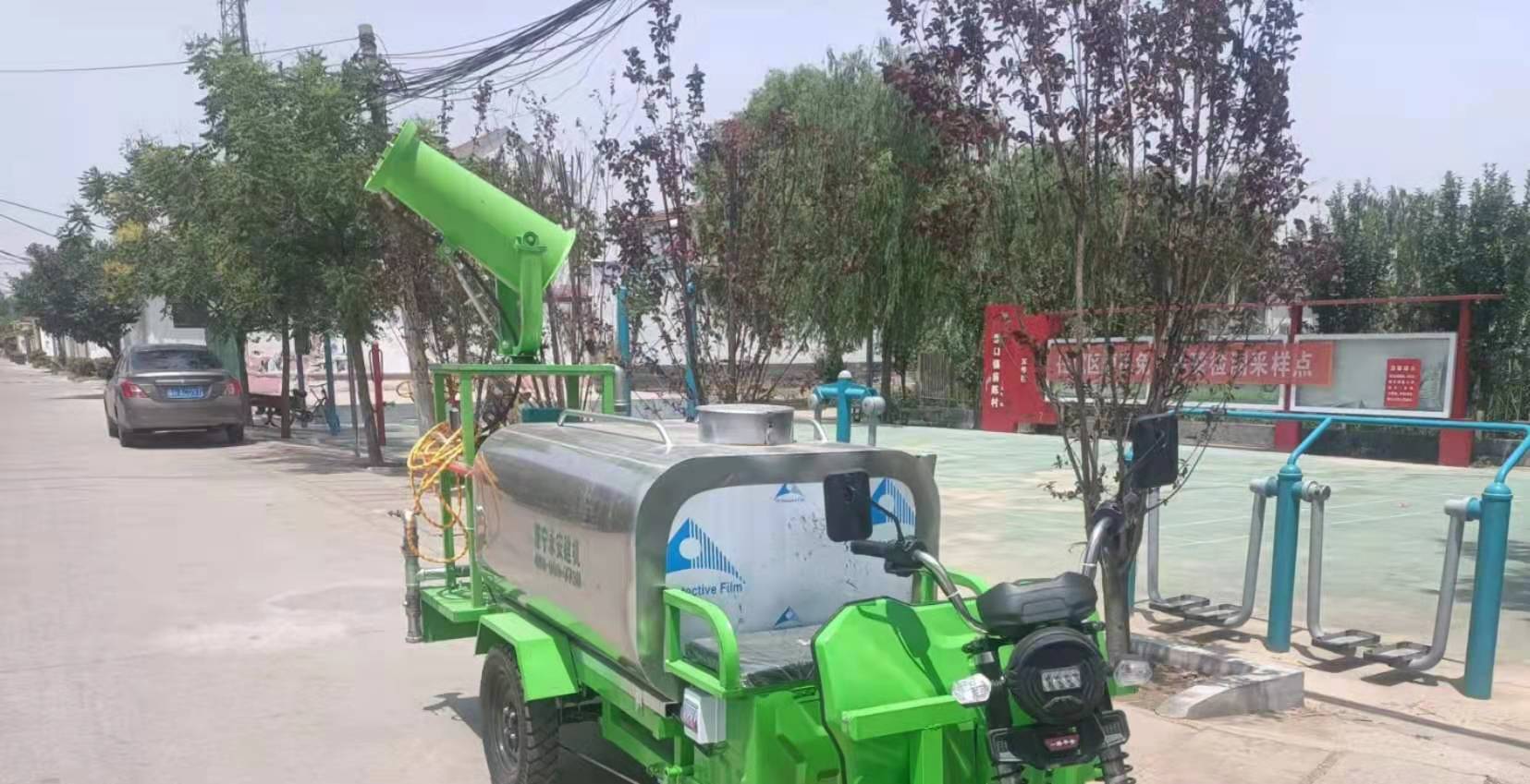 济宁市任城区唐口街道微型消防车助力秸秆禁烧