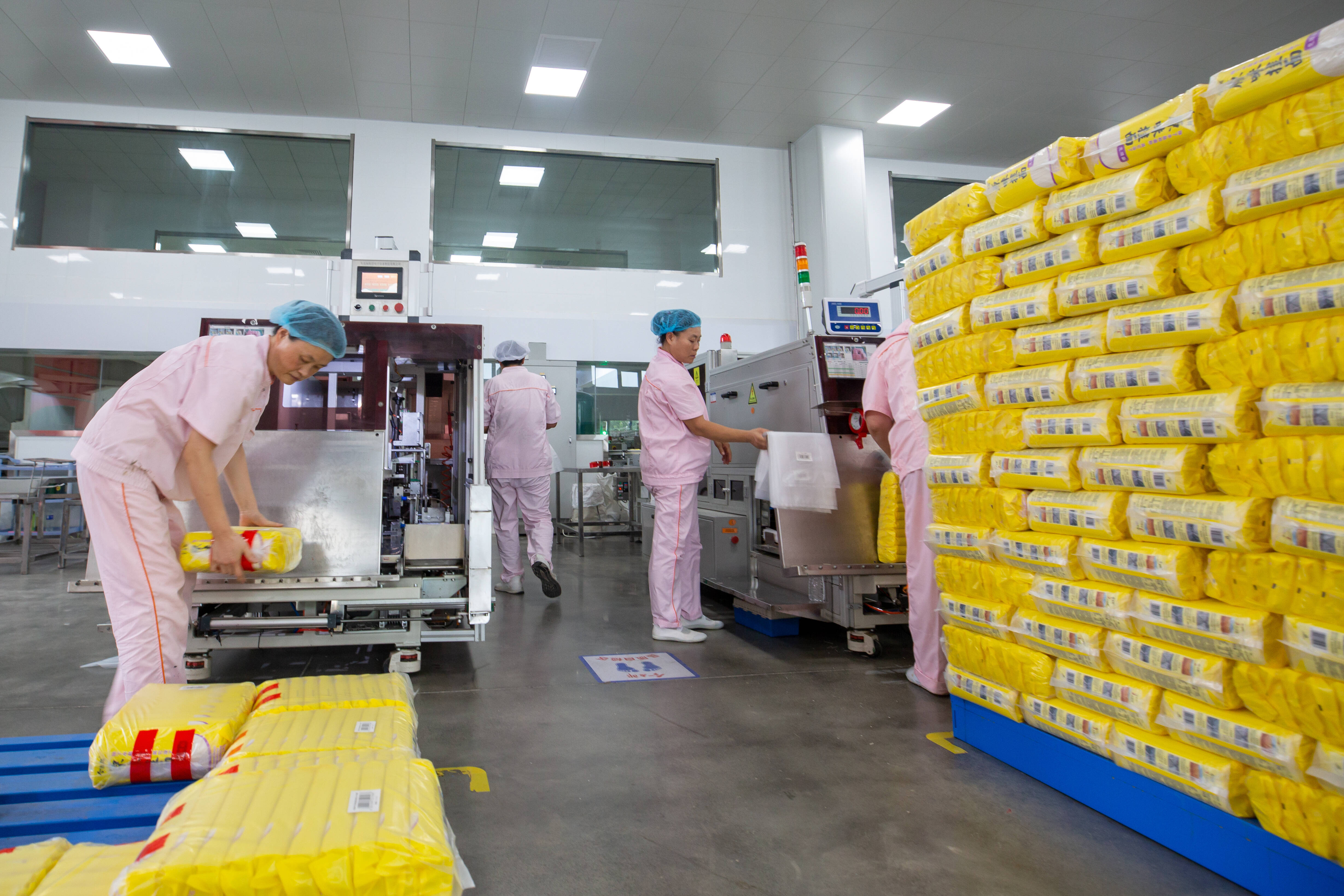 年产27万吨今麦郎智能化挂面高速生产线项目正式投产