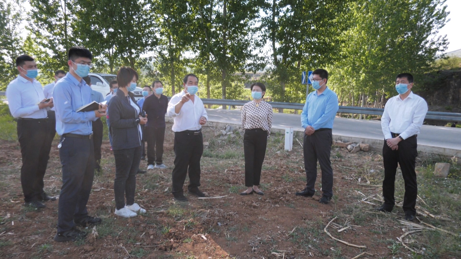 王麗雲到蒙陰縣部分鄉鎮調研村黨組織領辦合作社工作