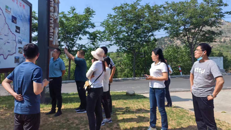 山东平邑：青州市文化和旅游局旅发委到柏林镇学习考察省旅游民宿集聚区创建工作(图3)