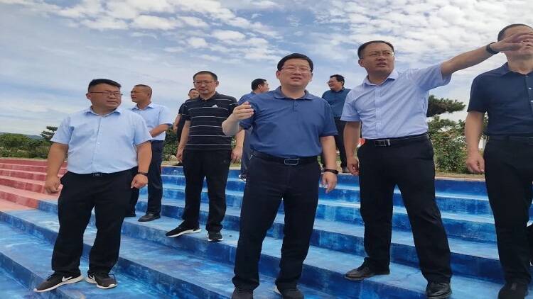 山东平邑郭鹏带队到卞桥镇督导调研全市乡村振兴现场会观摩点筹备情况