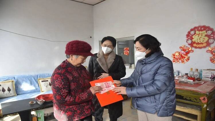 临沂市平邑县委常委、副县长张晓华到平邑县保太镇开展走访慰问活动(图1)