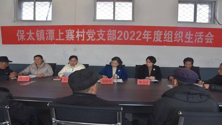 平邑县保太镇组织召开2022年度民主生活会(图4)