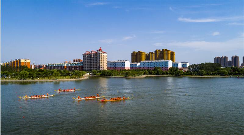 闪电号>媒体>庆云融媒>北海公园位于庆云县城区北部,是鲁北地区最大的